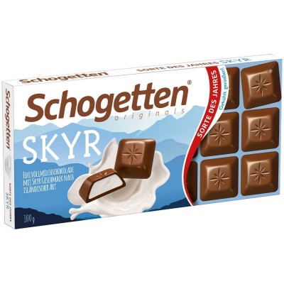 Шоколад молочний Schogetten Skyr з кремовою начинкою