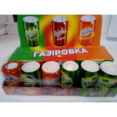 Газіровка пляшка з цукерками зі смаком тархуна, фанти, коли 10г
