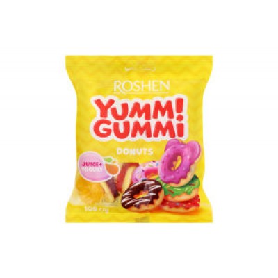 ЖЕЛЕЙНІ ЦУКЕРКИ YUMMI GUMMI DONUTS 100г
