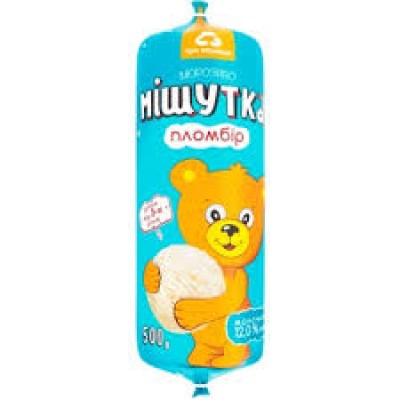 Морозиво пломбир Три медведя Мишутка 500г