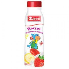 Йогурт 1% Полуниця-банан Фанні