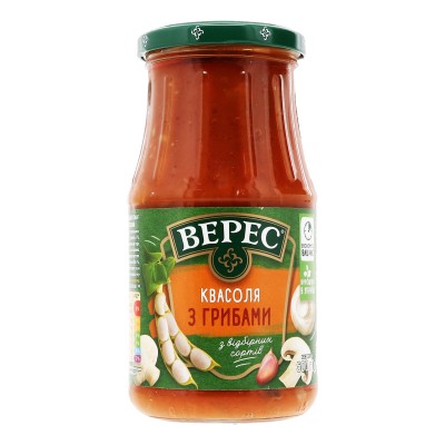 Верес квасоля з грибами 0.5л