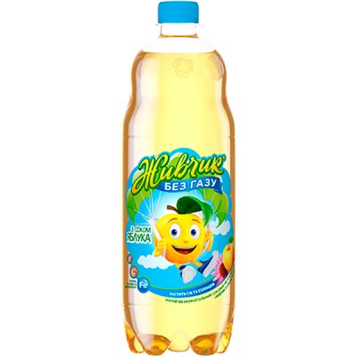НЕГАЗОВАНИЙ З СОКОМ ЯБЛУКА ЖИВЧИК 