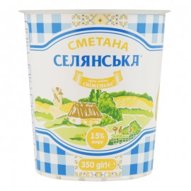СМЕТАНА 15% СЕЛЯНСЬКА