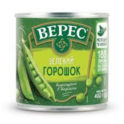 Верес зелений горошок 400г