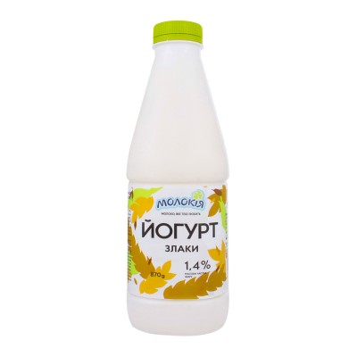 Йогурт 1.4% питьевой Злаки Молокія