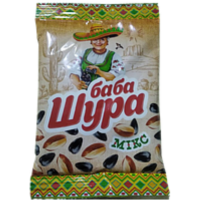 Баба Шура» насіння смажене мікс