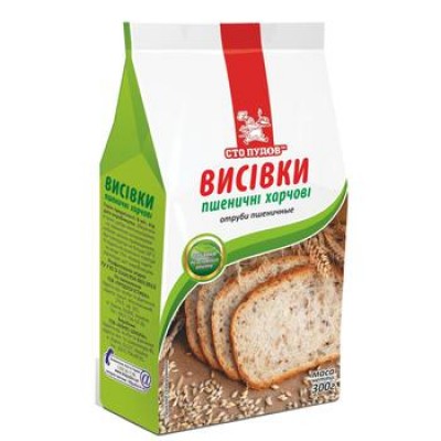 Висівки пшеничні харчові 300г Висівки пшеничні харчові 300г