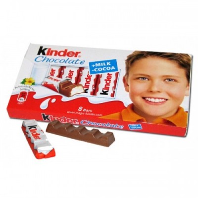 Шоколад молочний Kinder 8 порцій