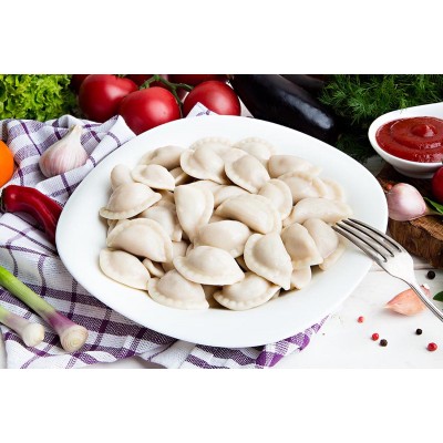  Вареники "Народные" с мясом и чесноком 