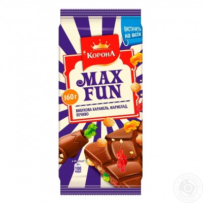 MAX FUN вибухова карамель мармелад печиво