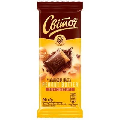 ШОКОЛАД МОЛОЧНЫЙ С НАЧИНКОЙ PEANUT BUTTER СВІТОЧ