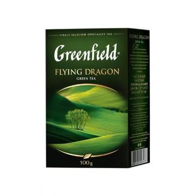 Чай зеленый байховый листовой Flying Dragon Greenfield 