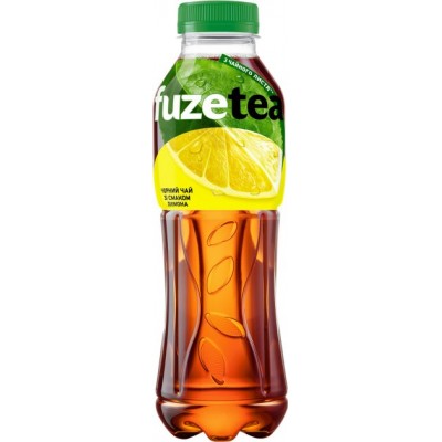 ЧАЙ ХОЛОДНЫЙ БЕЗАЛКОГОЛЬНЫЙ НЕГАЗИРОВАННЫЙ ЧЕРНЫЙ ЧАЙ СО ВКУСОМ ЛИМОНА FUZETEA 