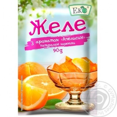 желе з смаком апельсину 90г