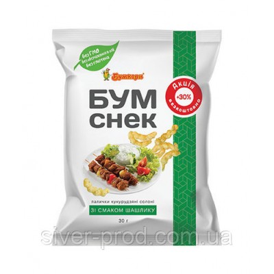 Кукурудзяні палички Бумкорн Бум Снек шашлик