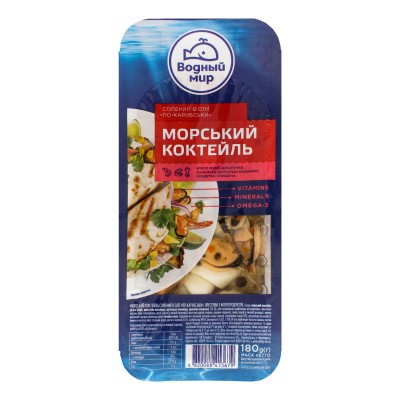 Коктейль морской соленый в масле По-карибски