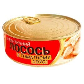 Лосось атлантичний у томатному соусі
