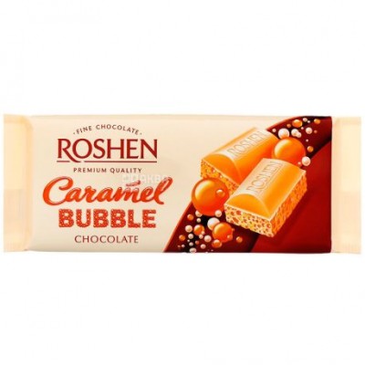 Roshen Caramel bubble 80г