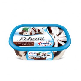 Prima Kokosová s čokoládovým toppingom zmrzlina mraz. 0.9кг