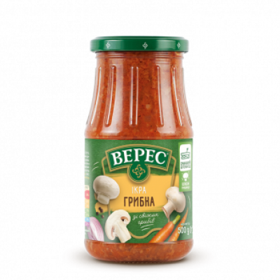 Верес ікра грибна 0.5л